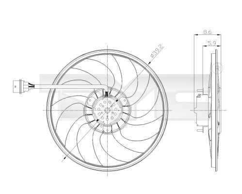 Ventilator radiator