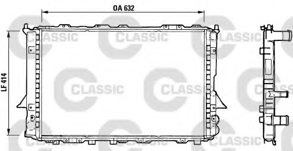 Radiator racire motor