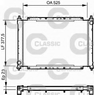 Radiator racire motor