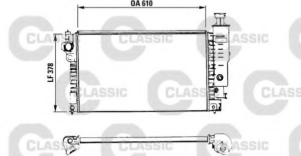 Radiator racire motor