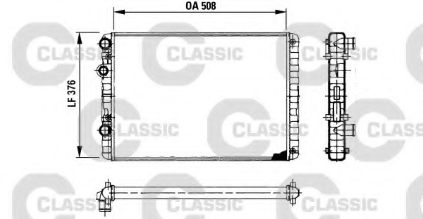 Radiator racire motor