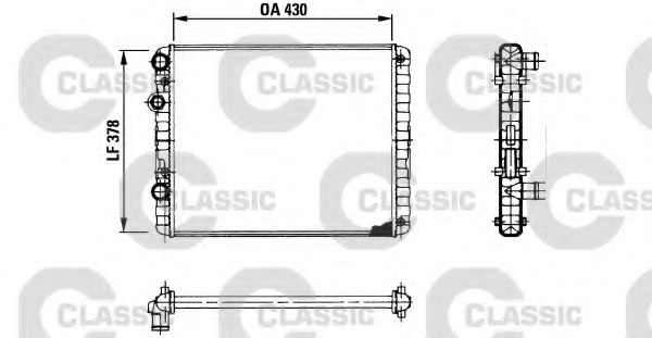 Radiator racire motor