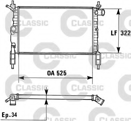 Radiator racire motor