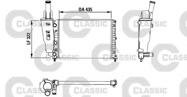 Radiator racire motor