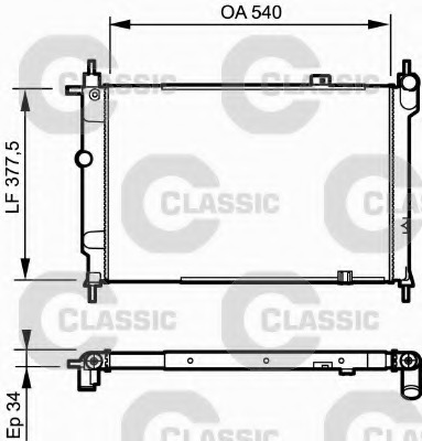 Radiator racire motor