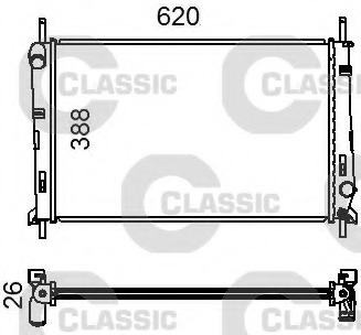 Radiator racire motor