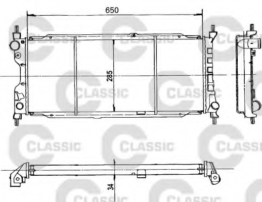 Radiator racire motor