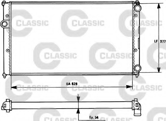 Radiator racire motor