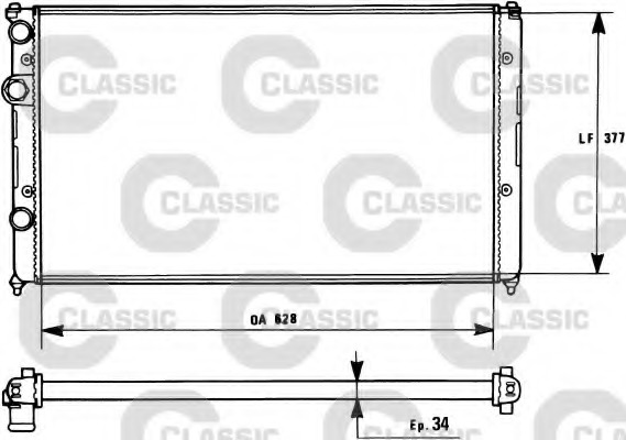 Radiator racire motor