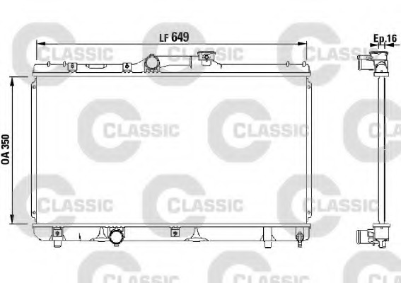 Radiator racire motor