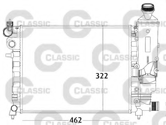 Radiator racire motor