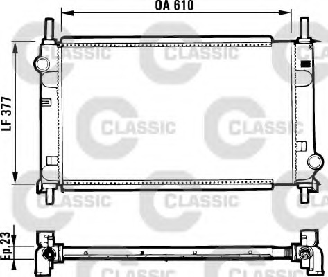 Radiator racire motor