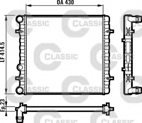 Radiator racire motor