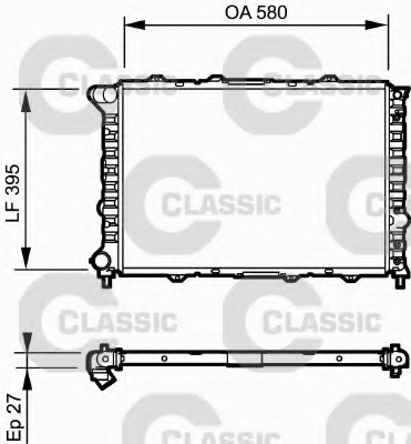 Radiator racire motor