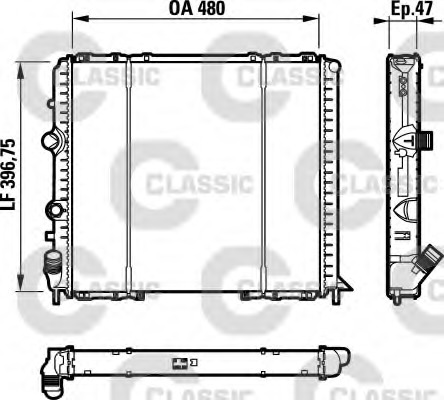 Radiator racire motor