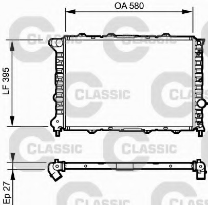 Radiator racire motor