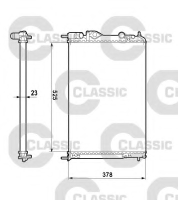 Radiator racire motor