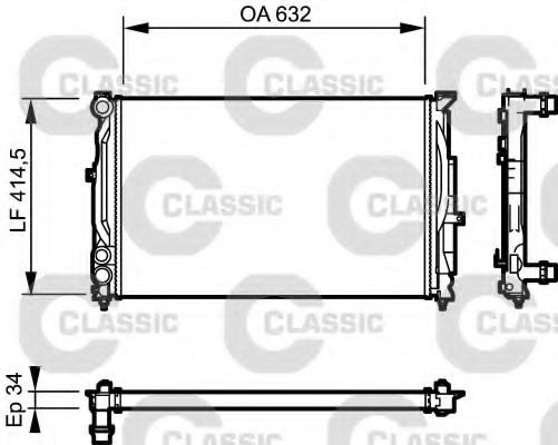 Radiator racire motor