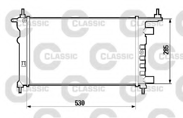 Radiator racire motor