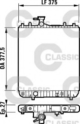 Radiator racire motor