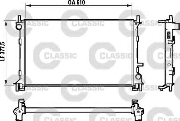 Radiator racire motor