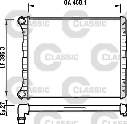 Radiator racire motor