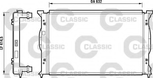 Radiator racire motor