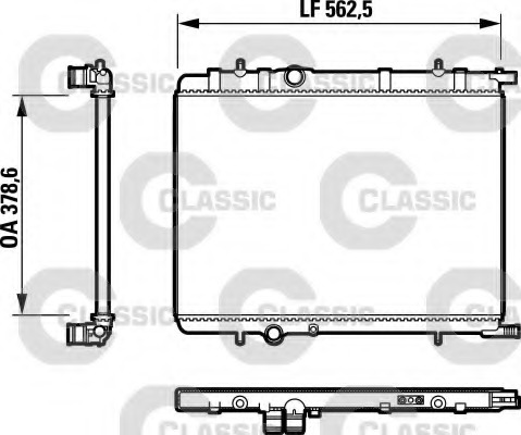 Radiator racire motor