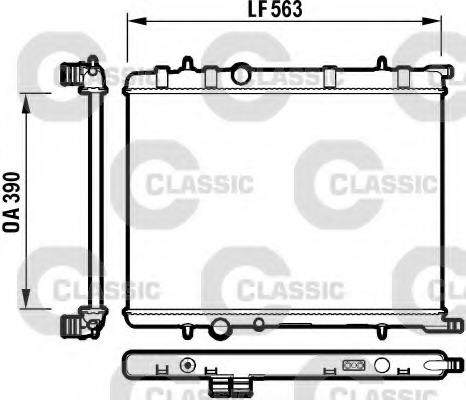 Radiator racire motor