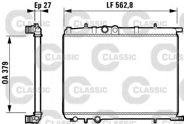 Radiator racire motor