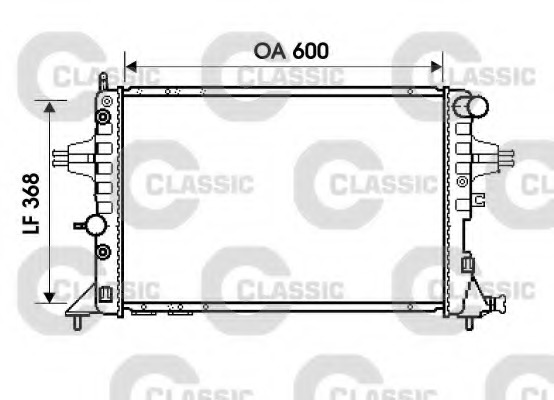 Radiator racire motor