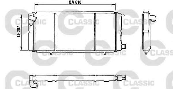 Radiator racire motor