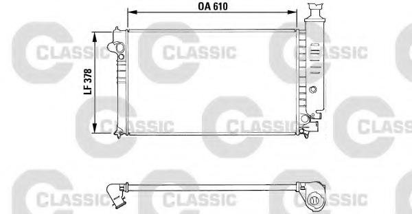 Radiator racire motor