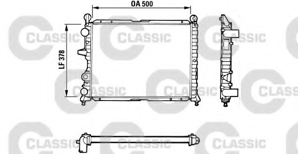 Radiator racire motor