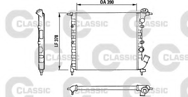 Radiator racire motor