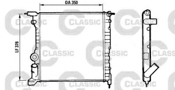 Radiator racire motor