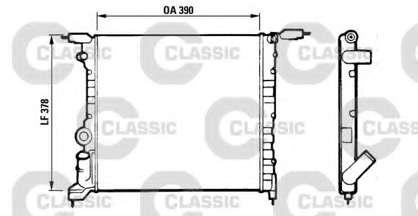 Radiator racire motor