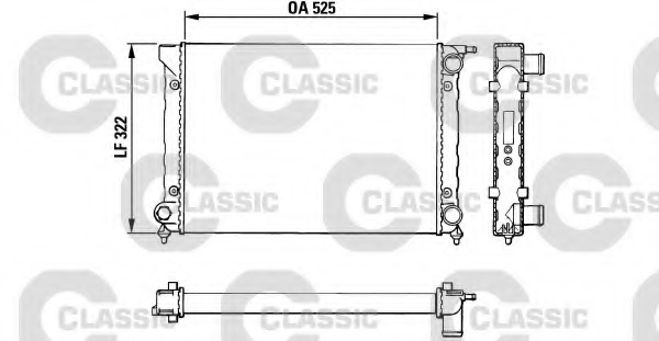 Radiator racire motor