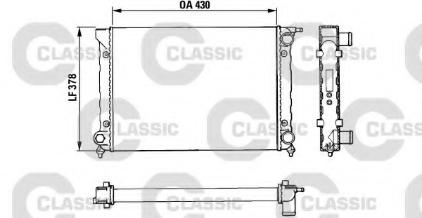 Radiator racire motor