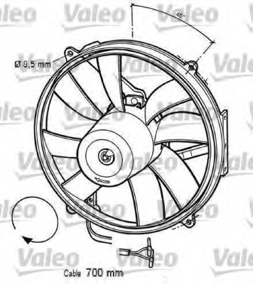 Motor electric ventilator