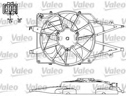 Motor electric ventilator