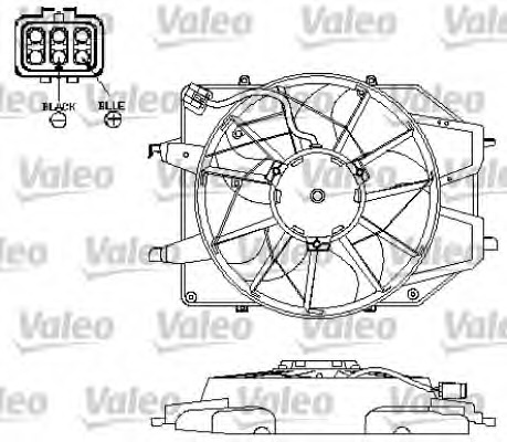 Motor electric ventilator