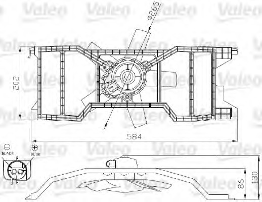 Motor electric ventilator