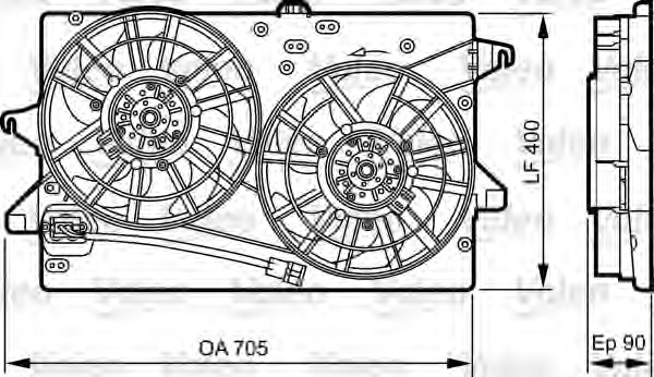 Motor electric ventilator