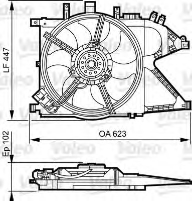 Ventilator radiator