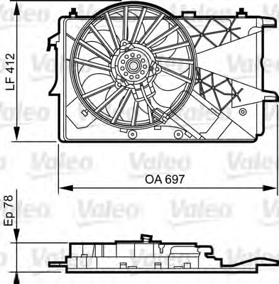 Ventilator radiator