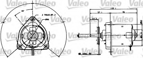 Motor electric ventilator