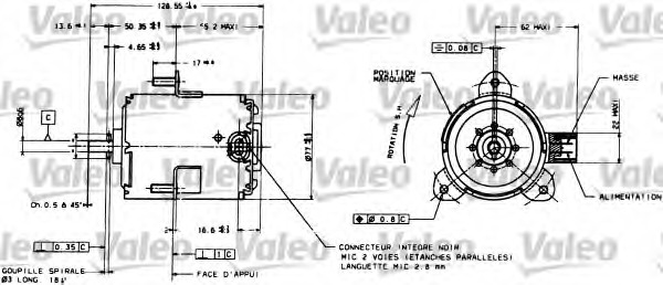 Motor electric ventilator