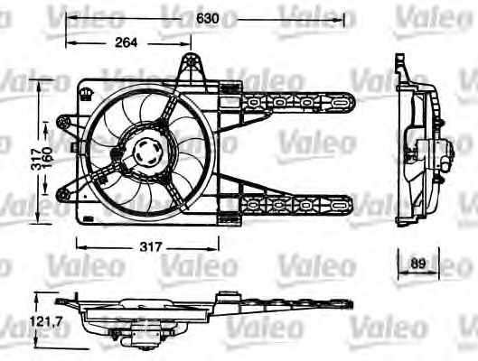 Motor electric ventilator