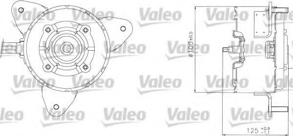 Motor electric ventilator